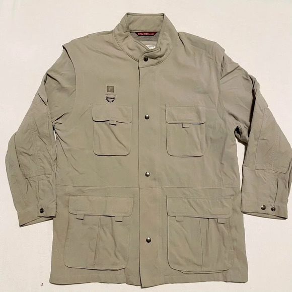 Tilley Endurables Different Drummer Mens Large Jacket Convertible Safari - Picture 1 of 16